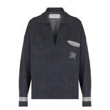 Maglia in lana D47EM022EO4 MFA98 ERMANNO FIRENZE Antracite 