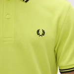 Polo manica corta M3600 84B FRED PERRY Citron/blk/blk 