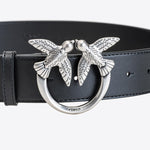 Cintura in pelle 1H212VY5H7 Z99O PINKO Black/silver 