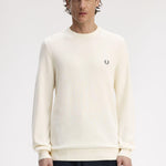 Maglione in piqué K1309 560 FRED PERRY Ecru 