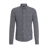 Camicia slim fit fantasia 50513613 10259301 01 404 BOSS Dark blue 