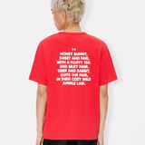 T-Shirt unisex in cotone FG55TS2124SK 22 KENZO Cherry 