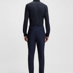 Camicia slim fit in tessuto performance 50545163 10268245 01 404 BOSS Dark blue 