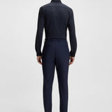 Camicia slim fit in tessuto performance 50545163 10268245 01 404 BOSS Dark blue 