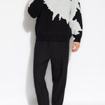 Pantalone relaxed fit 6R1P93 1NFVZ 0999 EMPORIO ARMANI Black 