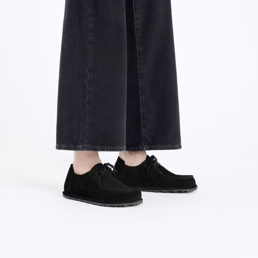 Scarpa allacciata in suede UTTI LACE 1028740 BLACK BIRKENSTOCK Black 