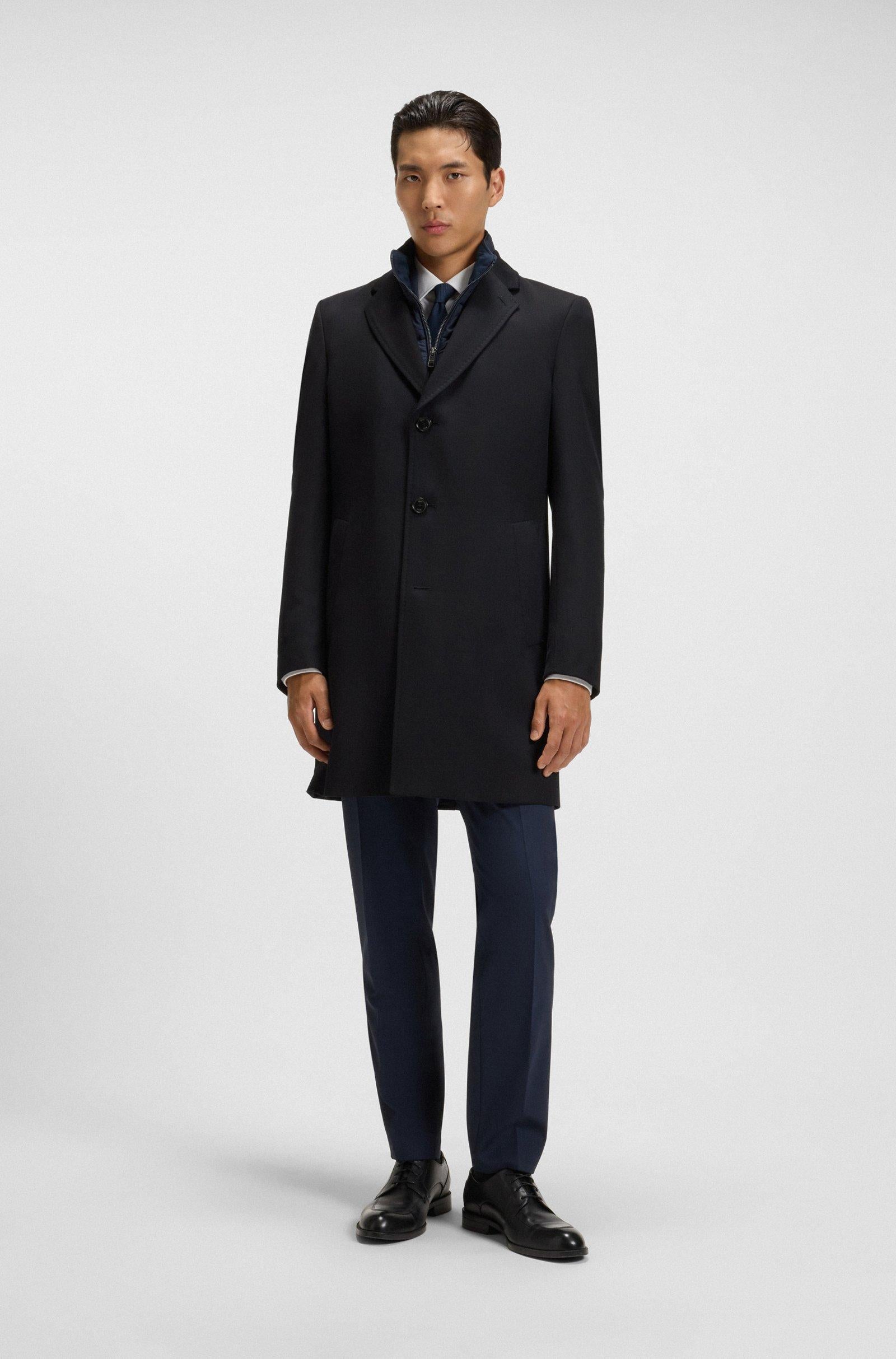 Cappotto idrorepellente con gilet staccabile 50551117 10275313 01 404 BOSS Dark blue 