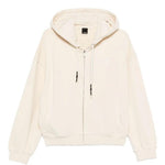 Felpa zippata con cappuccio 105509A2RB C03 PINKO Beige g. maroso 