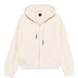 Felpa zippata con cappuccio 105509A2RB C03 PINKO Beige g. maroso 