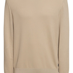 Maglia girocollo in cotone 50506022 10255187 01 255 BOSS Dark beige 