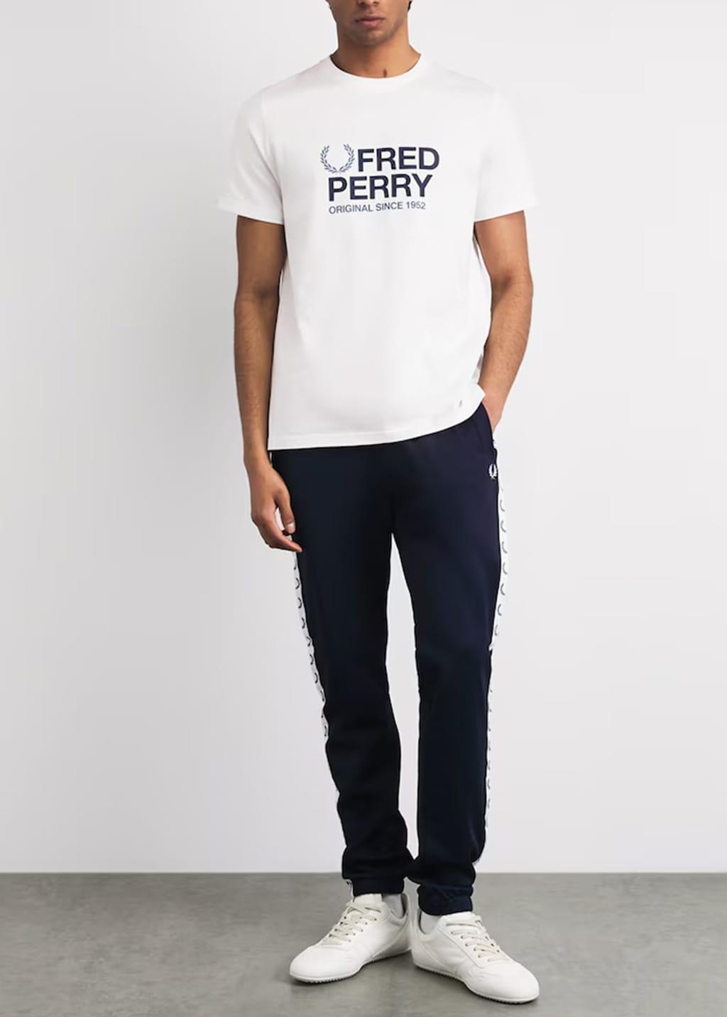 T-Shirt manica corta M2406 129 FRED PERRY Snow white 