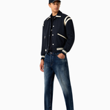 Jeans loose fit in denim selvedge Denim Lab 6R1J69 1DQTZ 0942 EMPORIO ARMANI Blue denim medium 