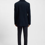 Peacoat in lana e cachemire 50551081 10273687 01 404 BOSS Dark blue 