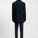 Peacoat in lana e cachemire 50551081 10273687 01 404 BOSS Dark blue 