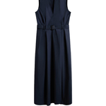 Abito lungo smanicato CFWWDR0184FRUT3944 3989 WOOLRICH Melton blue 