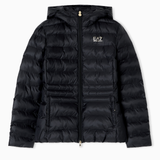 Piumino con cappuccio 7W000684 AF12475 UC0001 EA7 Black 