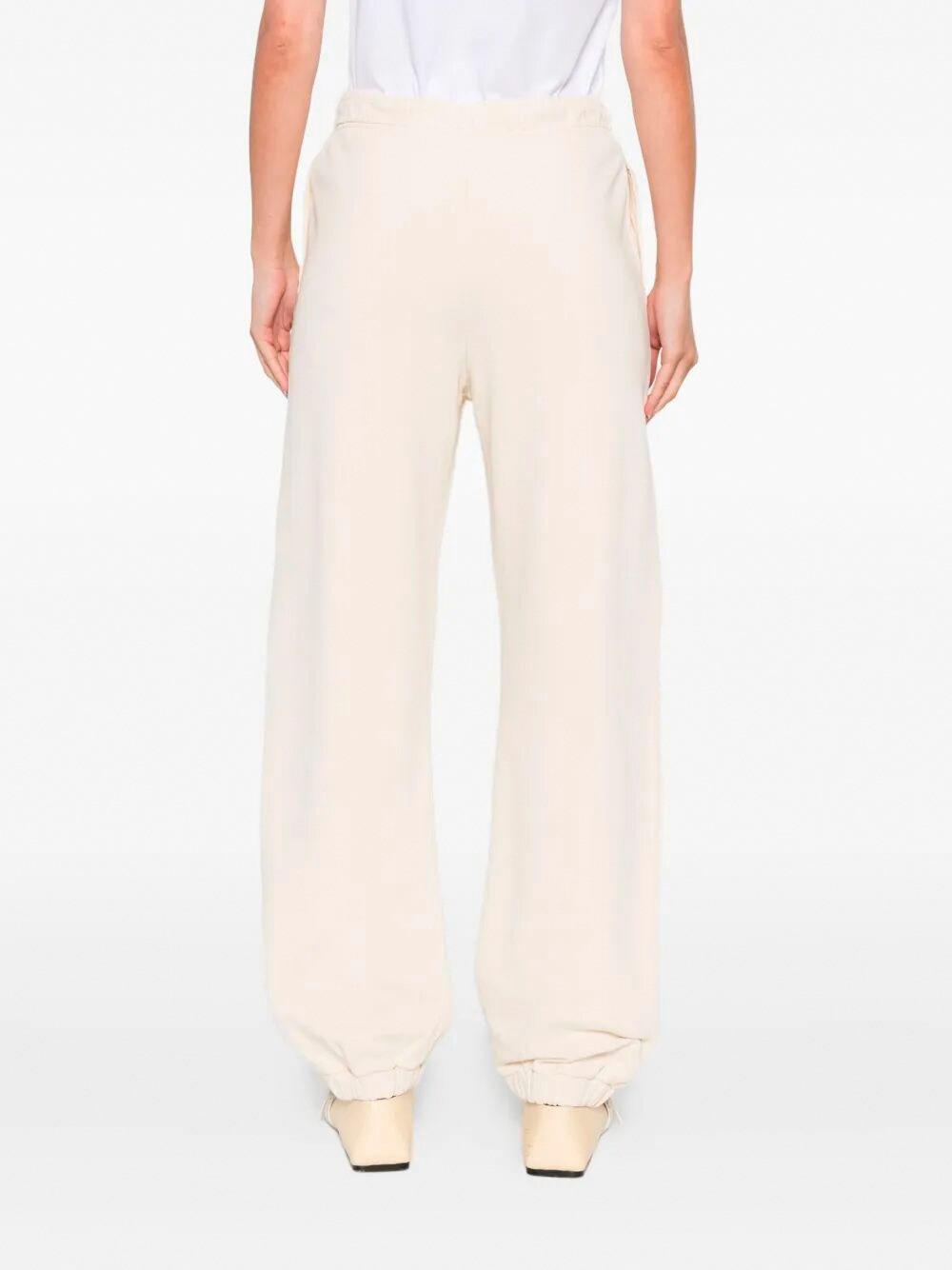 Pantalone in felpa di cotone 105508A2RB C03 PINKO Beige g. maroso 