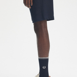 Bermuda in felpa di cotone S8505 608 FRED PERRY Navy 