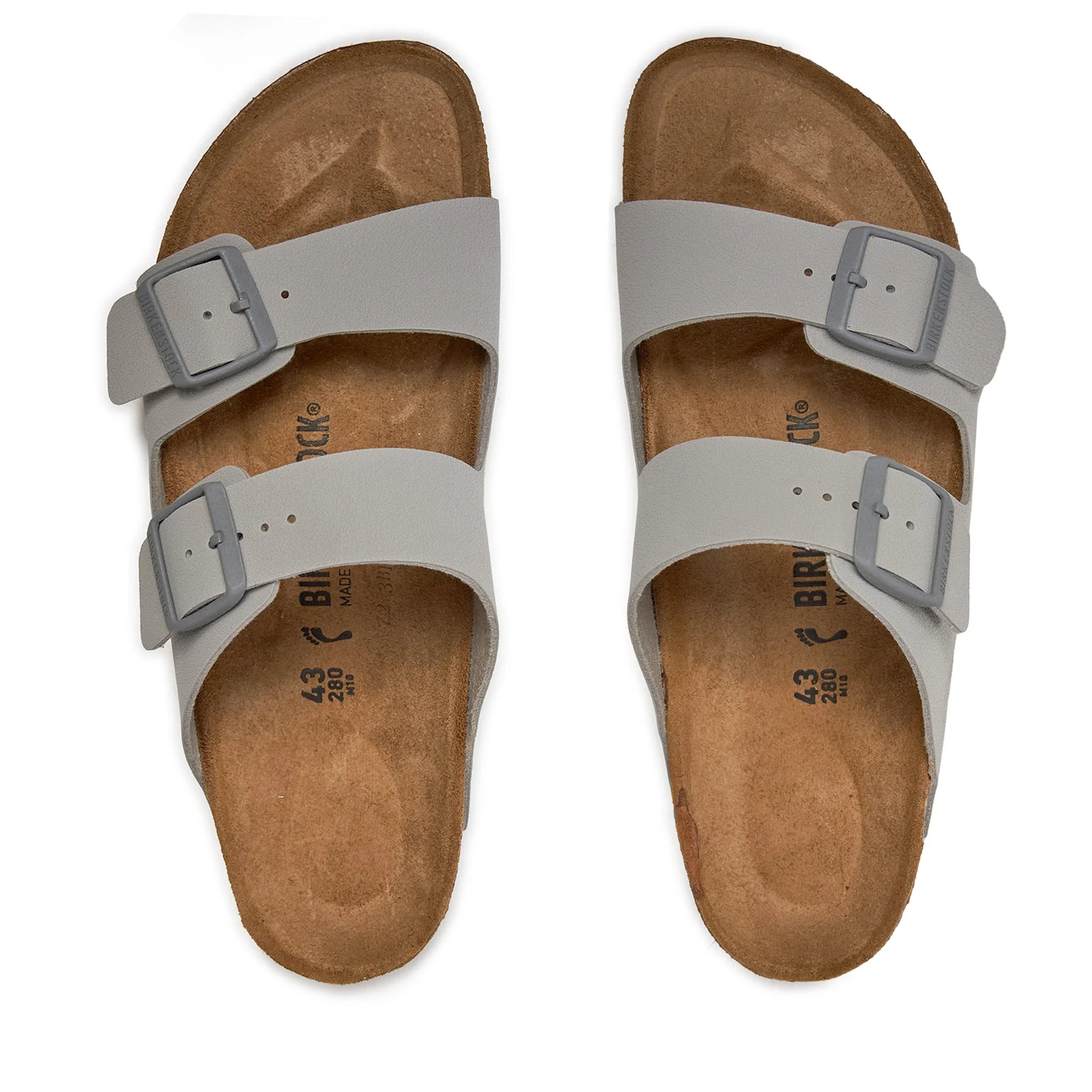 Ciabatta in ecopelle ARIZONA 1027696 STONE COIN BIRKENSTOCK Stone coin 