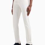 Pantaloni slim fit in twill stretch 8N1J06 1NJ9Z 0101 EMPORIO ARMANI Bianco caldo 