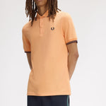 Polo manica corta M3600 82B FRED PERRY Peach/fhnv/fhnv 