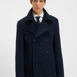 Peacoat in lana e cachemire 50551081 10273687 01 404 BOSS Dark blue 