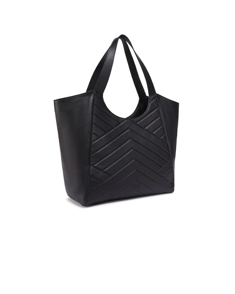 Borsa in pelle 104536A2AO Z99Q PINKO Nero-antique gold 