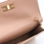 Baguette in ecopelle con catena BS32A51E2 181 ELISABETTA FRANCHI Carne 
