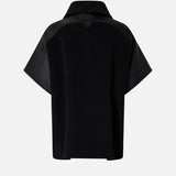 Cappa in panno con collo alto 105790A2SL Z99 PINKO Nero limousine 