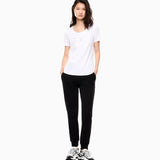 T-Shirt in jersey stretch 7W000536 AF10373 U0002 EA7 White 