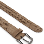 Cintura in pelle intrecciata 50542184 10199094 01 270 BOSS Light beige 