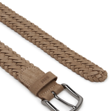Cintura in pelle intrecciata 50542184 10199094 01 270 BOSS Light beige 