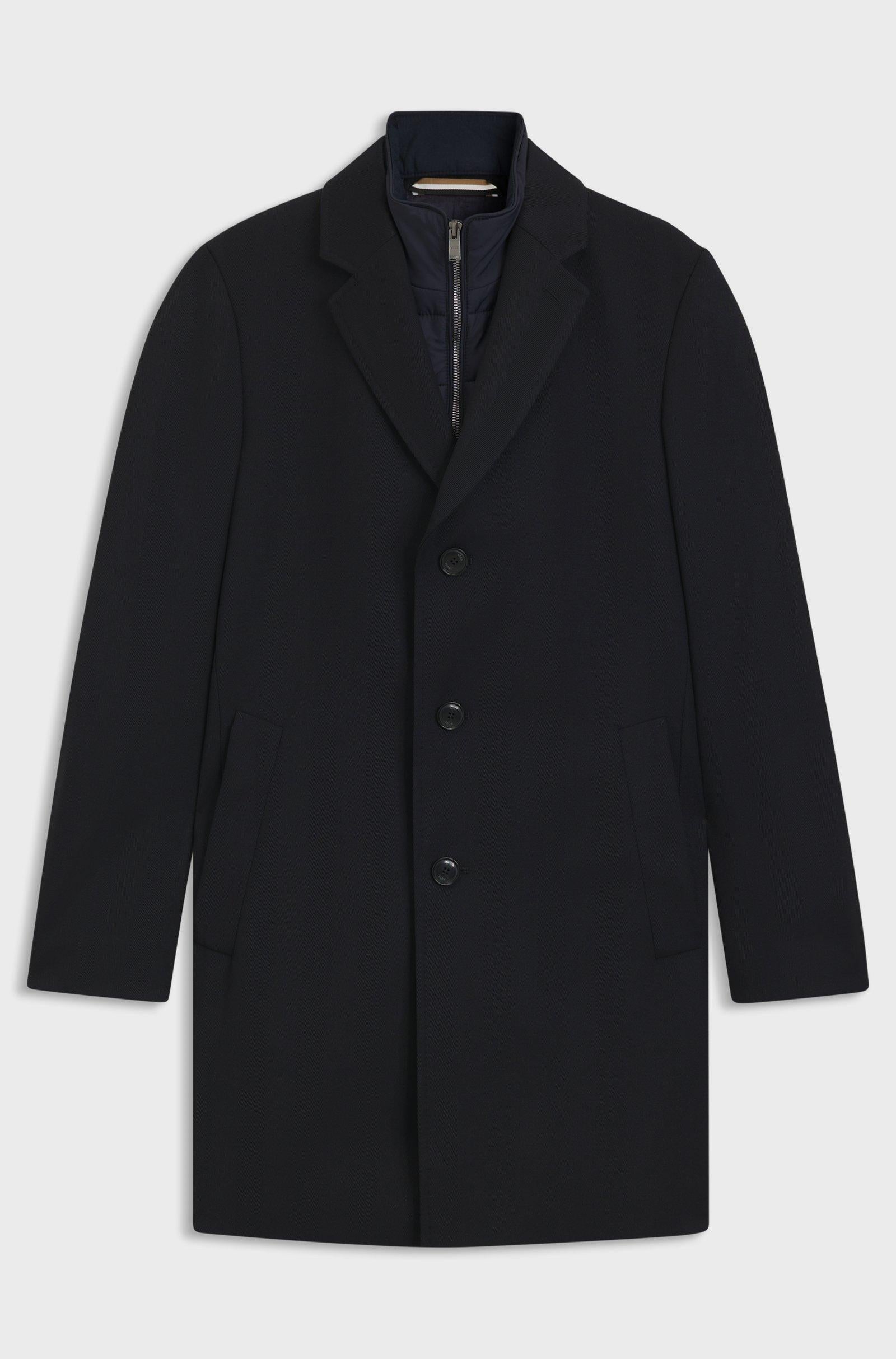 Cappotto idrorepellente con gilet staccabile 50551117 10275313 01 404 BOSS Dark blue 