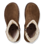 Stivale in suede con interno in shearling UPPSALA ZIP SHEARLING 1030218 DARK TEA BIRKENSTOCK Dark tea 