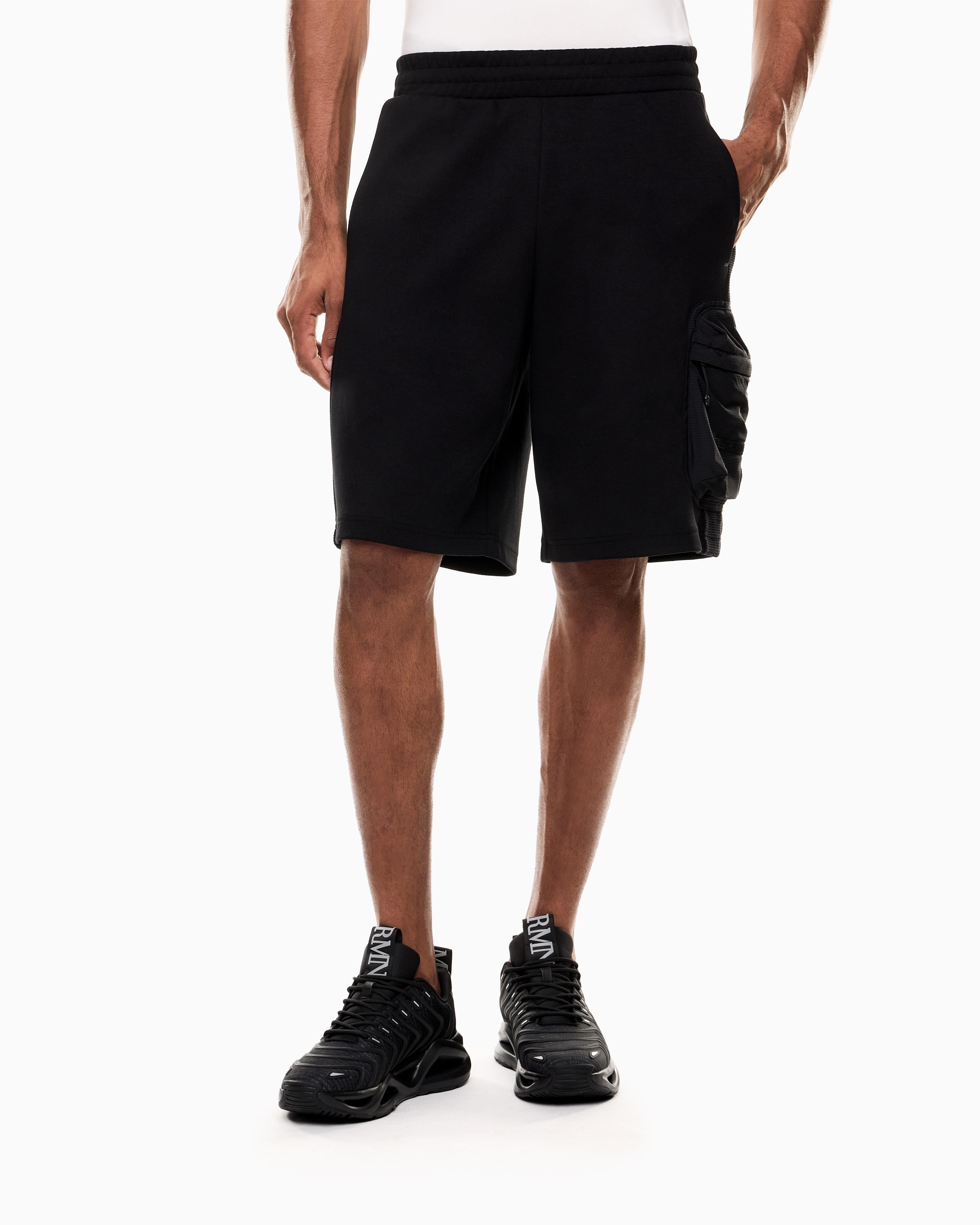 Bermuda in misto cotone 7M001588 AF12660 UC001 EA7 Black 