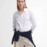 Camicia in cotone oxford LSH1409 LSH WH33 BARBOUR White/hessian tartan 
