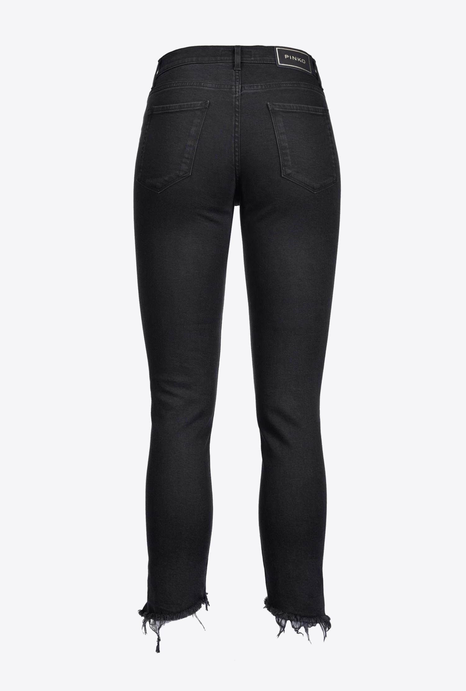 Jeans skinny in denim power stretch SABRINA 49 Z99 PINKO Black 