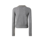 Maglia in lana 105530A2S4 II2 PINKO Grigio monumento 