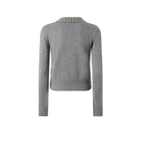 Maglia in lana 105530A2S4 II2 PINKO Grigio monumento 