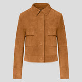 Giubbotto in suede PED5567 99012407 466 PEUTEREY Mou 
