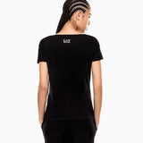 T-Shirt in jersey stretch 7W000978 AF10373 UC001 EA7 Black 