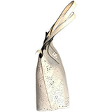 Borsa a mano traforata 12401914 1723 ERMANNO FIRENZE Off white 
