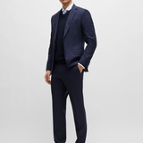 Maglia in lana merinos 50468261 10241495 01 404 BOSS Dark blue 