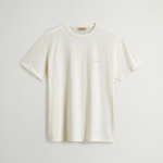 T-Shirt in puro cotone fiammato CFWOTE0161MRUT4061 8887 WOOLRICH Jet stream 