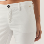Pantalone in cotone RND057 P381 0127 C0367 ROY ROGER'S Blanc de blanc 