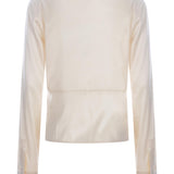 Blusa torchon in seta 100108ZR64 O62 PINKO Avorio 