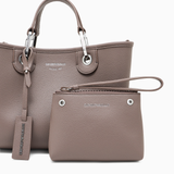 Borsa in ecopelle EW000361 AF12036 M1057 EMPORIO ARMANI Taupe/taupe 