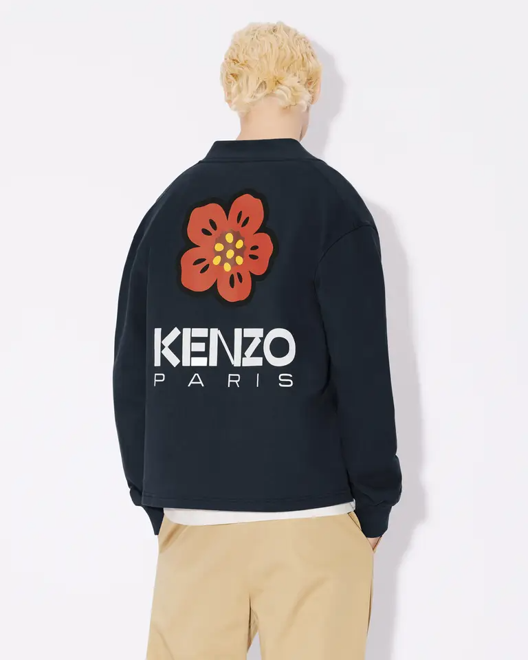 Cardigan in felpa FD55SW4464ME 77 KENZO Midnight 