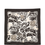 Foulard stampato D48ER002EC9 MFB61 ERMANNO FIRENZE Black 