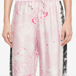 Pantaloni stampa floreale D46EP059ED2 02199 ERMANNO FIRENZE Pink 